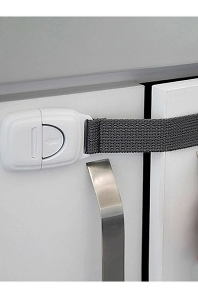 Babyjem Corded Multi-Purpose Lock 4 Pieces Gray