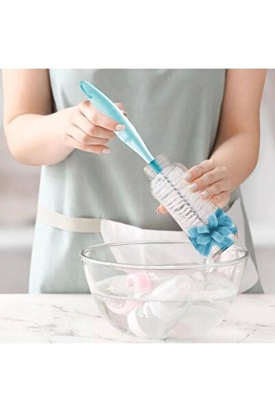 Babyjem Süngerli Biberon Fırçası 776 Mavi