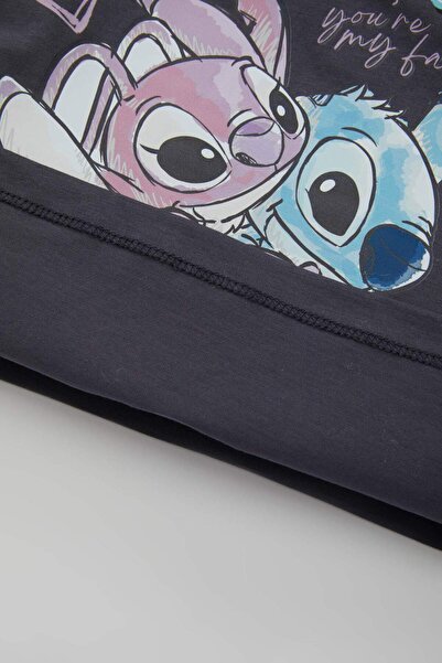 DeFacto Dívčí triko Disney Lilo & Stitch pro miminko – kulatý výstřih, krátký rukáv D2187A524SM