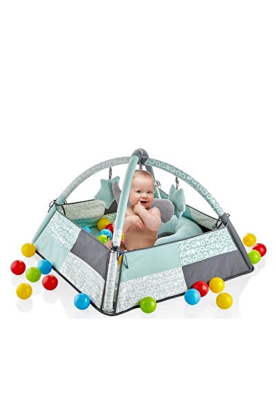 Babyjem 690 Oyuncaklı Toplu Oyun Halısı/ Yeşil