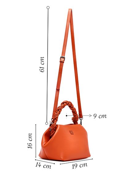 Derimod Women's Orange Long Strap Mini Shoulder Bag 25Sbd249018
