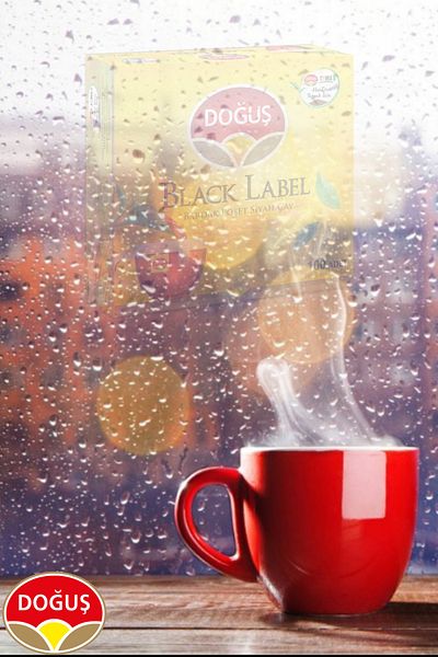 Doğuş Çay بلاك ليبل 100 كوب شاي في أكياس × 3 قطع