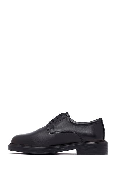Derimod Men's Black Lace-Up Leather Casual Shoes 25Wfd685618