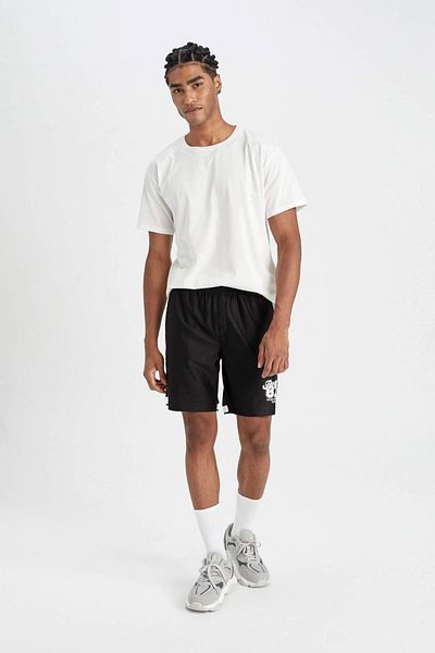 DeFacto DeFactoFit Slim Fit Sportler-Shorts mit kurzem Bein D4069AX24HS