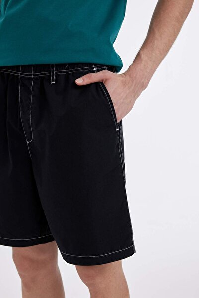 DeFacto Relax Fit Paraşüt Bermuda Şort C1808AX24SM