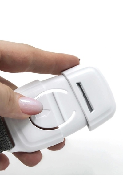 Babyjem Corded Multi-Purpose Lock 4 Pieces Gray