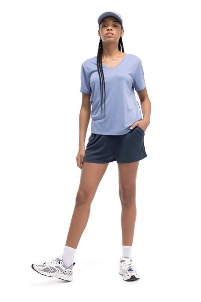 DeFacto DeFactoFit - V-Neck Modal Athlete T-Shirt, Short Sleeve - D2980AX24HS