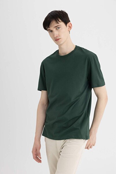 DeFacto New Regular Fit Crew Neck Short Sleeve Basic T-Shirt V7699Az24Sp