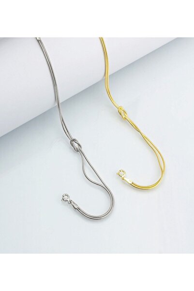 Byes 925 Ayar Gümüş Çift Düğüm Bileklik