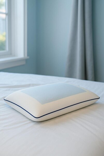 GUEZSE Gelcell Soğutucu Visco Jel %100 Ortopedik Terletmeyen Yastık 60x40x15