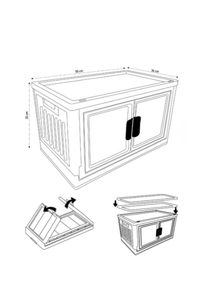 Nextpage Özgen Katlanır Dolap 55 Lt 066