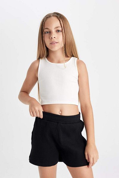 DeFacto Crew Neck Girls' Tank Top - D4566A824HS
