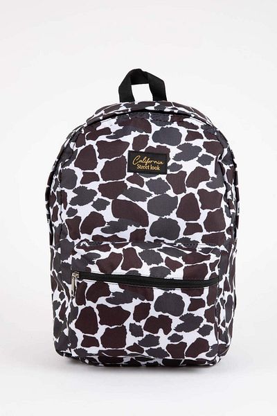DeFacto Women's Leopard Patterned School Backpack C5603Axns