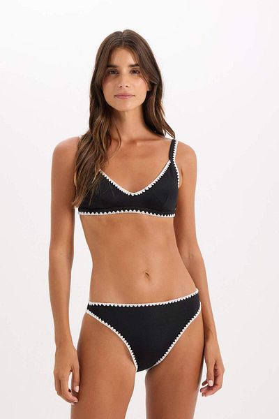 DeFacto Vyšívaný bikínový top Regular Fit - Fall in Love C3202AX24HS