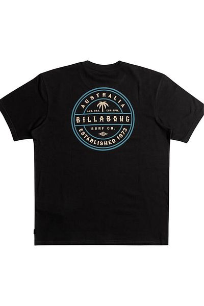 BİLLABONG Monogram Tees Men's Black T-Shirt Men T-Shirt Ebyzt00174