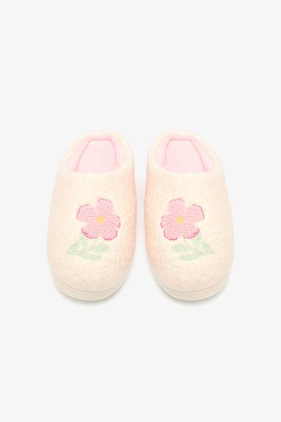 Penti Gardenya Pretty Flower Floral Embroidered Slippers