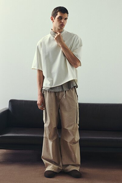 H&M Paraşüt Pantolon Loose Fit