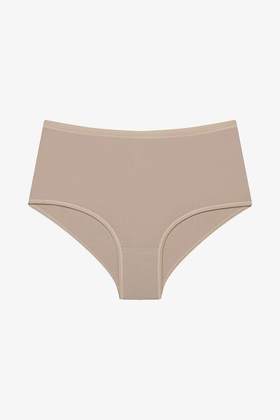 Penti Beige Cotton High Waist 3-Piece Slip Panties