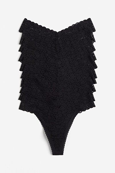 H&M 10'lu Dantel Thong Külot