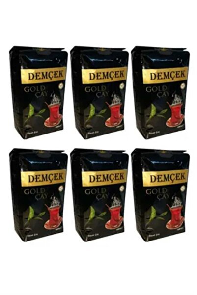 demçek DEMÇEK SİYAH GOLD ÇAY 1000GR X 6 LI AVANTAJ PAKET