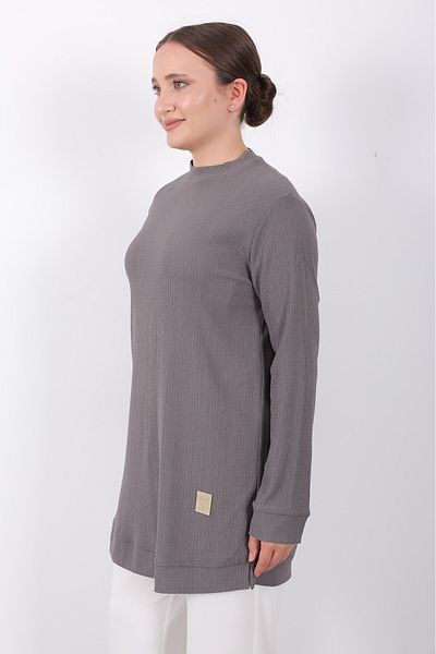 Linvey Comfortable Seasonal Daily Wrinkle Fabric Short Sleeve Sports Tunic