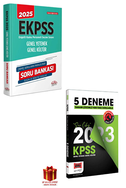Editör Yayınevi 2025 Editör Yayınları EKPSS GYGK Soru Bankası+Yargı GYGK Dene...