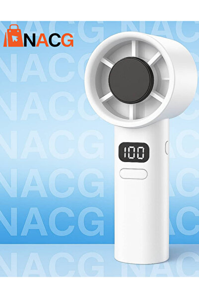 NACG Şarjlı Mini El Fanı Ve Masa Fanı Soğutucu Pervane Taşınabilir Şarj Edilir
