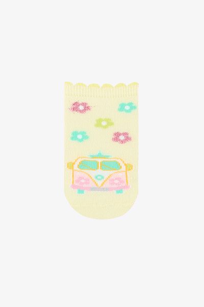 Penti 3-teilige mehrfarbige Booties-Socken für Mädchen