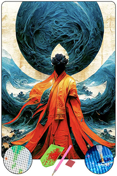 HONDEP 5D Sayılarla Elmas Boyama 50x40 cm Kendin Yap DIY Puzzle Hobi Seti Moz...