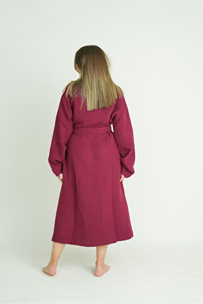 Natural 4 Layer Unisex Muslin Kimono Bathrobe