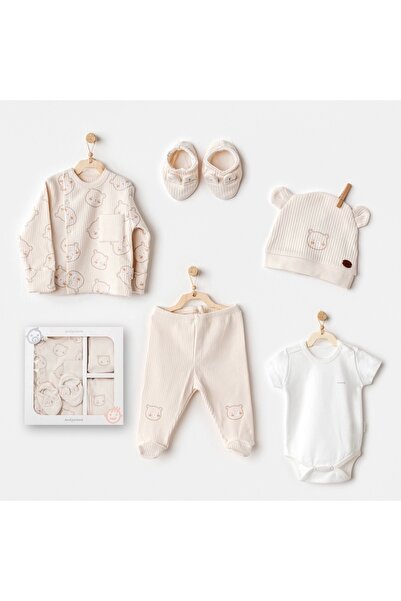 andywawa Ac25180 Bear Time - 5 عبوات إصدار المستشفى، بيج فاتح