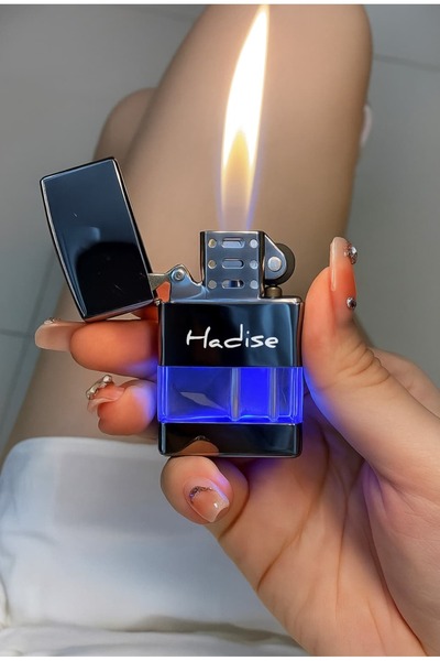 TrendÜrünlerim Gazlı Çakmak Işıklı İsme özel Baskı