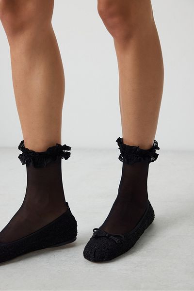 Penti Grace Black Socket Corap