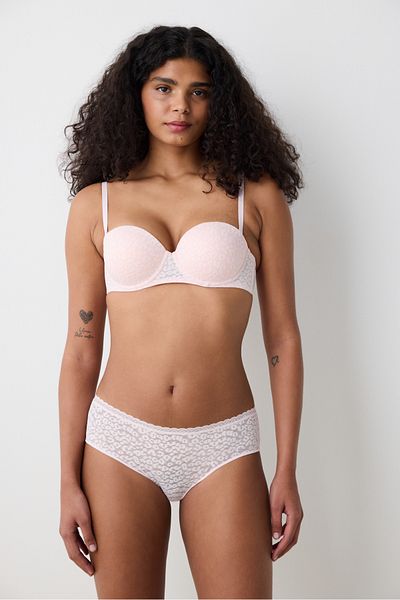Penti Pop up Lace Pink Lace Bra