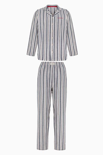 Penti Set de pijamale multicolore cu dungi bleumarin