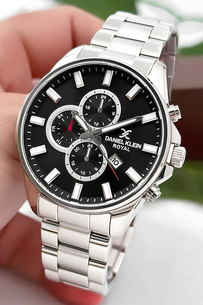 Daniel Klein Men's Wristwatch Exclusive Steel Cord Steel Case with Bracelet Gift 3 Atm Waterproof
