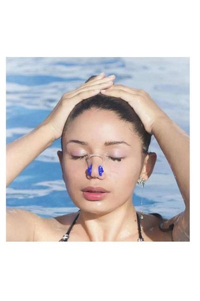 Pisicik Pool Ear Nose Plug Plug Apparatus Nose Ear Plug Set Blue