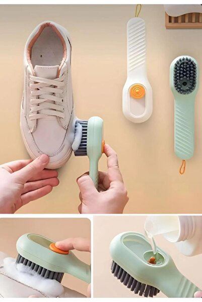 Pisicik Practical Handheld Cleaning Brush with Multi-Purpose Detergent Tank S...