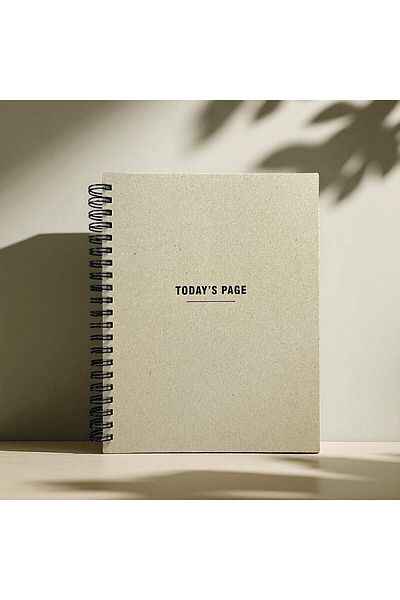 Fark Tanıtım 6 Month Daily Planner |   Spiral Notebook with Hard Cardboard Cover |   204 Pages |   22X28.5Cm