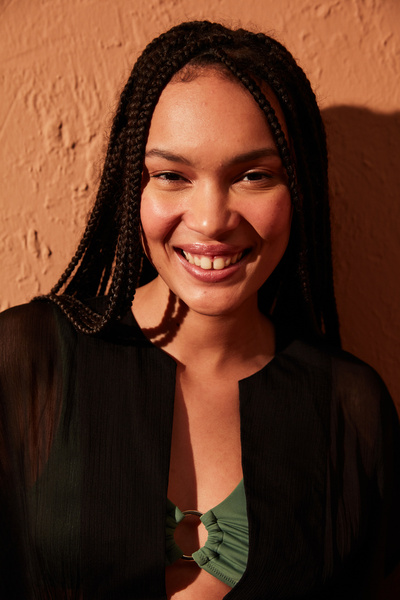 Penti Černý jednoduchý design Kaftan