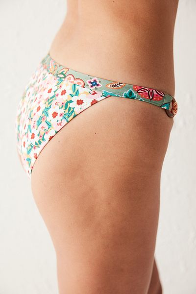 Penti Partea de jos a bikinilor cu modele florale multicolore Accesoriu lateral Bianca