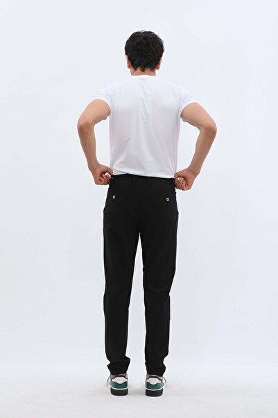 Jeanspro Technical Stretch-Blend Jogger Pants - Black