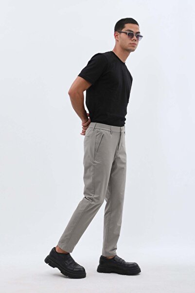 Jeanspro Technical Stretch-Blend Pants with Zip Pocket - Grey