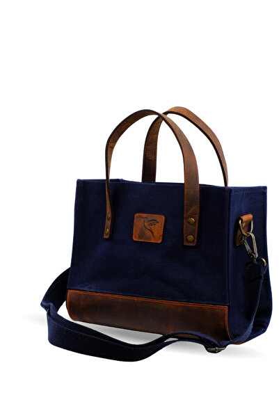 Wings Of Simurg Butikmutik Gerçek Deri-Kanvas Çanta