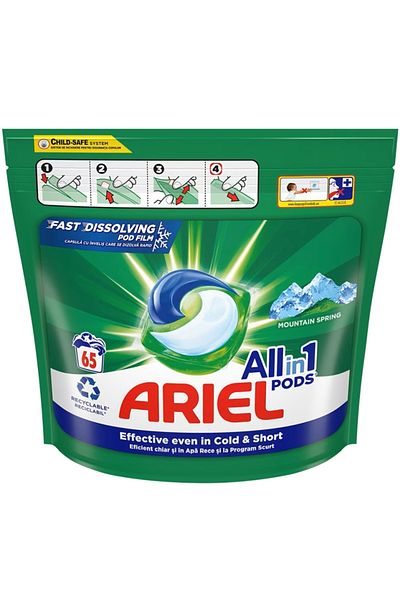 Ariel DETERGENT CAPSULE 65BUC PODS ALL IN 1 MS