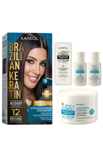Kareol Σετ ισιώματος μαλλιών Βραζιλίας, Kareol, ίσιωμα με κερατίνη