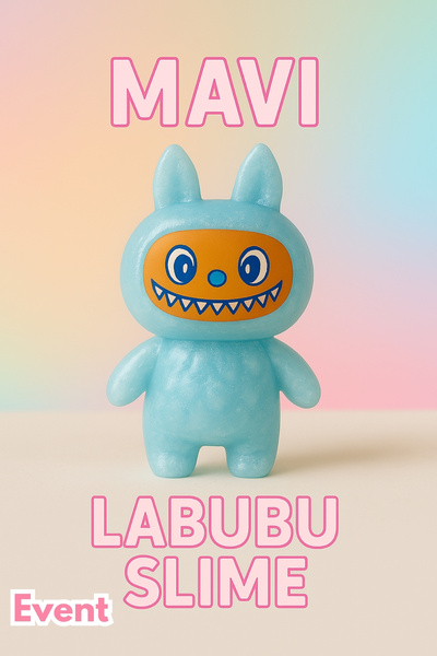 EVENT Labubu Ready Slime Ready to Handle Non-Stick Ready 1 Piece Labubu Slaym Colorful, Non-Stick, Fun Slime Game