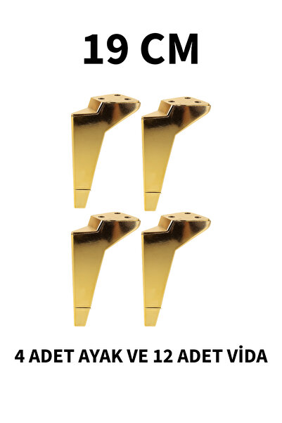 Sayılır كونسول، خزانة، أريكة، أريكة، طاولة سحرية وقاعدة أثاث 19 سم 4 قطع مع 12 براغي هدية