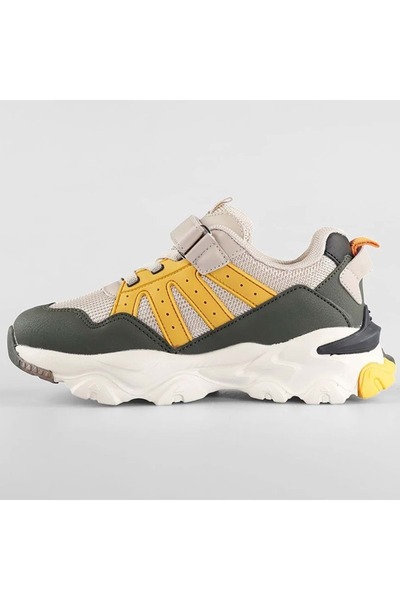 Kocamanlar Ayakkabı Vicco Teo Orthopedic Children's Sports Shoes Beige