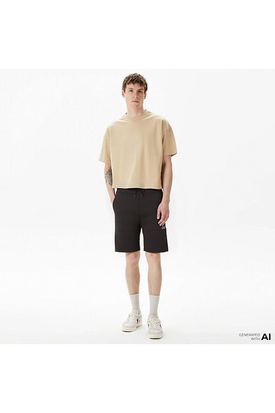 New Balance Μαύρο ανδρικό σορτς MNS1517-BK